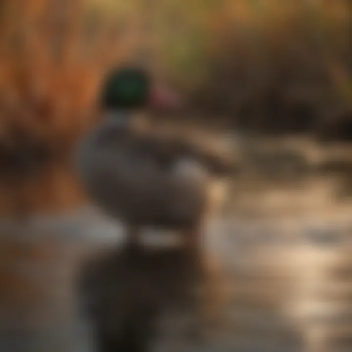 Conservation efforts in wetlands critical for waterfowl along the flyway.