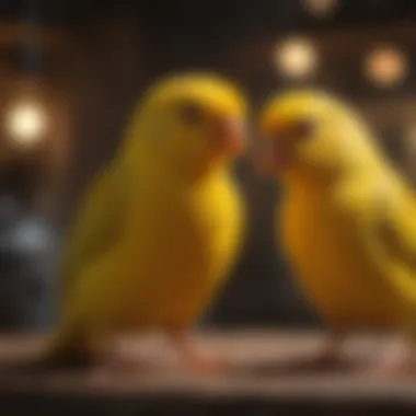 A reputable local breeder with healthy canary birds