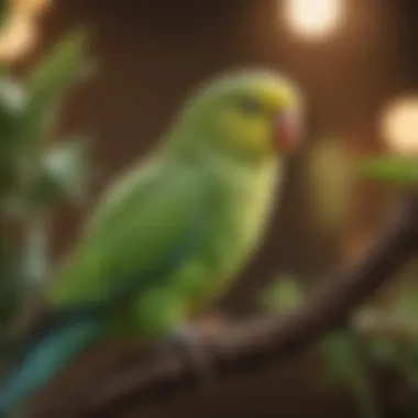 Identifying a Healthy Environment for Parakeets Healthy parakeets in a nurturing environment