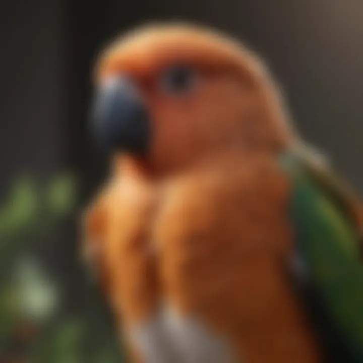 An online marketplace featuring talking birds for adoption