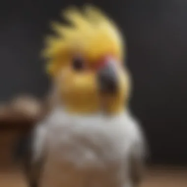 Understanding Cockatiel Psychology An infographic illustrating the psychological needs of cockatiels in captivity